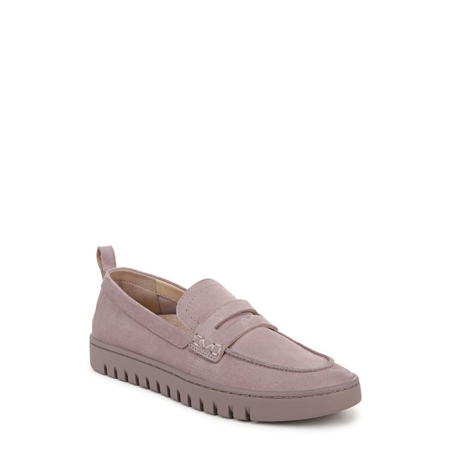 Magnolia Dusk Grey Waxed Suede