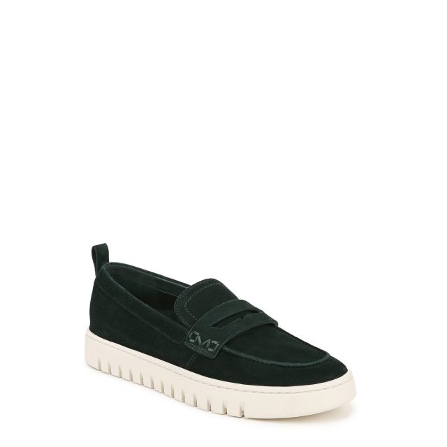 Scarab Green Waxed Suede