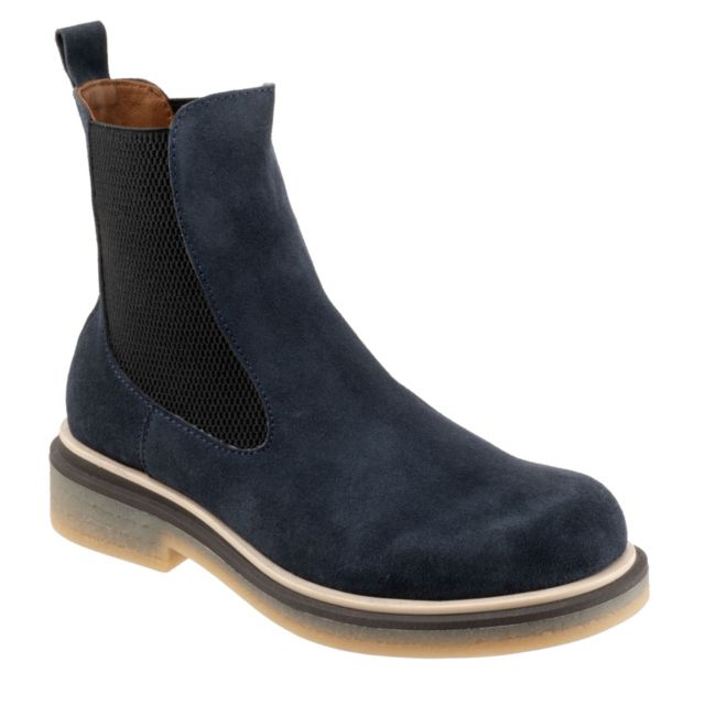 Navy Suede