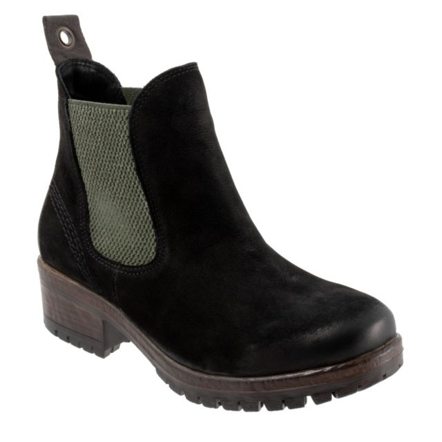 Black Nubuck/Khaki