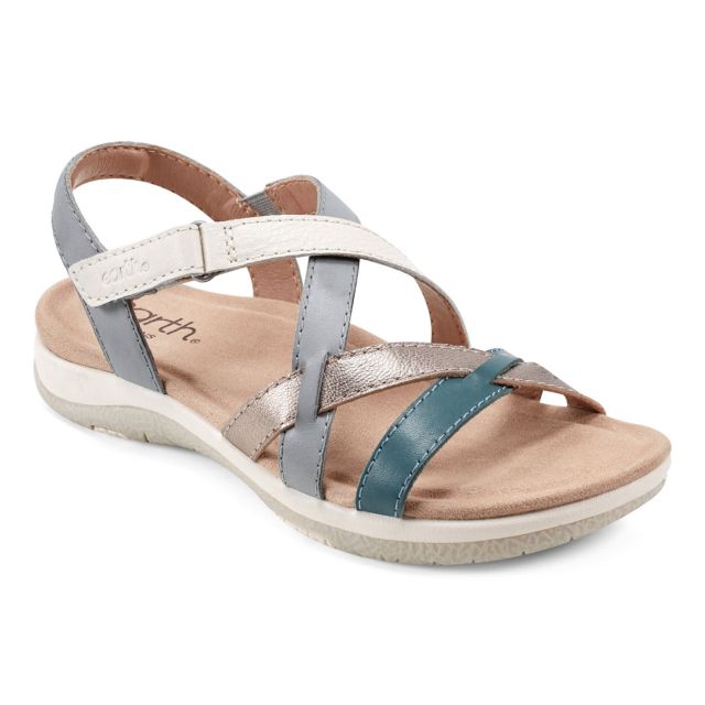 Blue/Cream Multi Leather