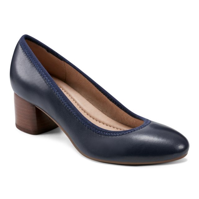 Dark Blue Leather