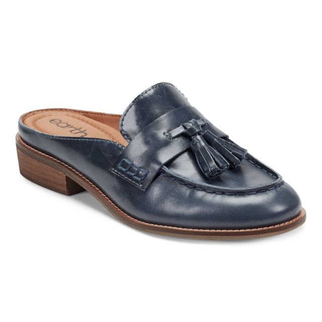Dark Blue Leather