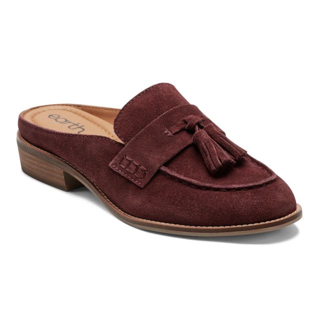 Dark Red Suede