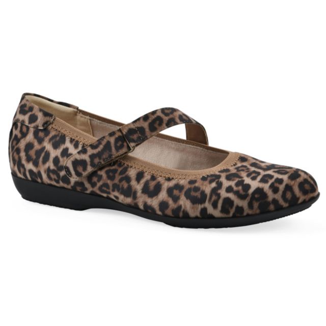 Tan Leopard Print Nylon