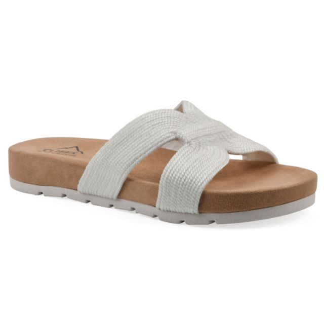 WHITE/RAFFIA