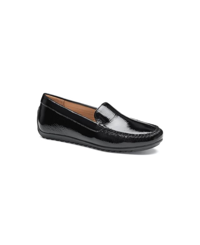 Black Crinkled Patent Leather