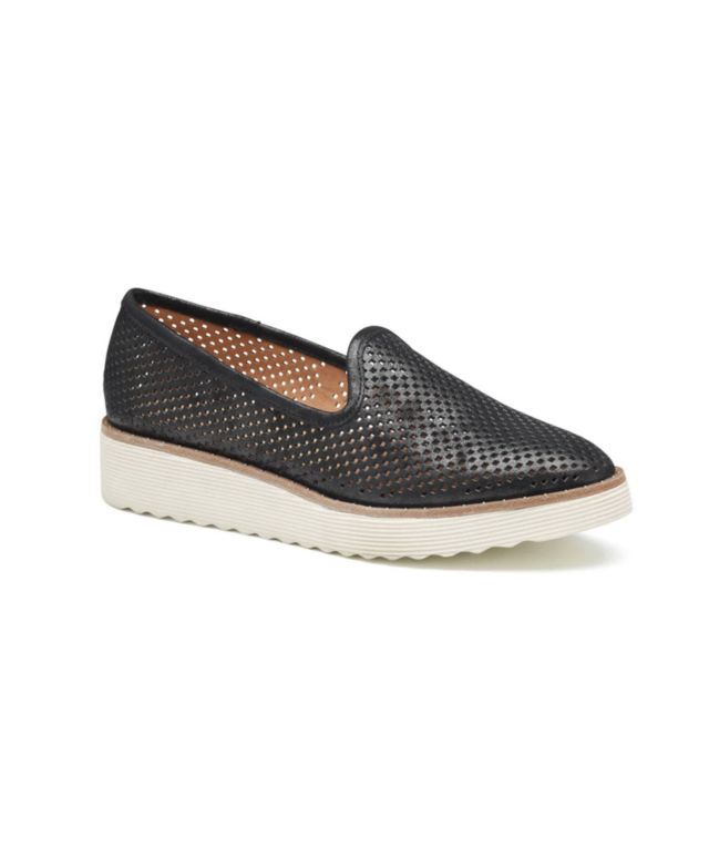 Black Italian Metallic Kid Suede