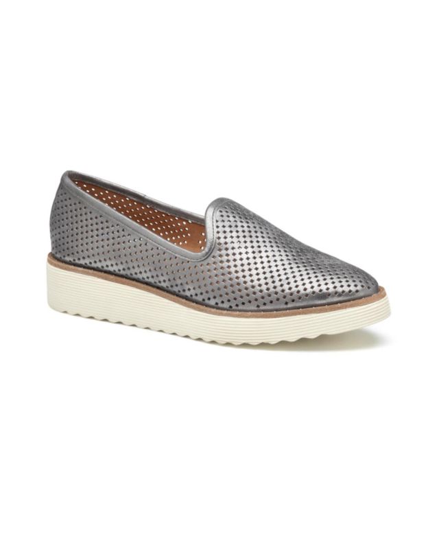 Pewter Italian Metallic Kid Suede