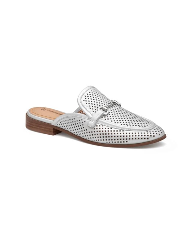White Pearlized Glove Leather