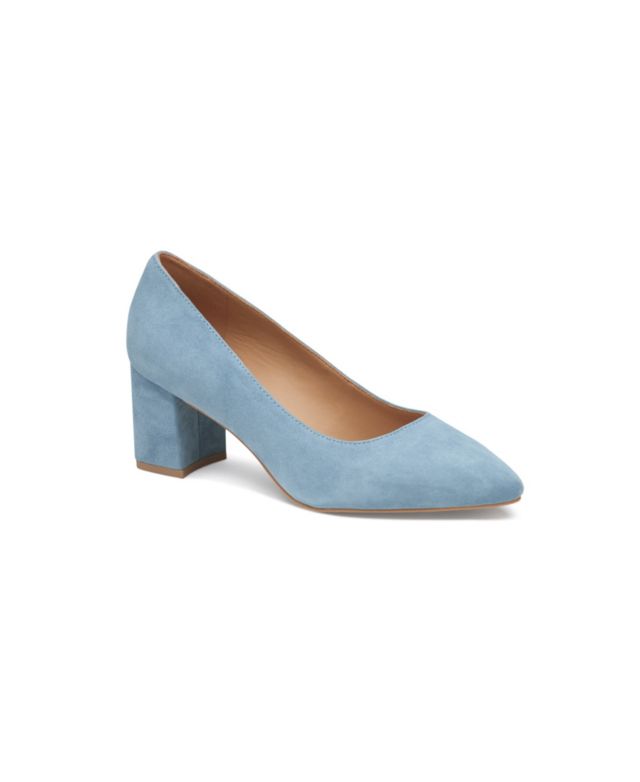 Slate Blue Kid Suede