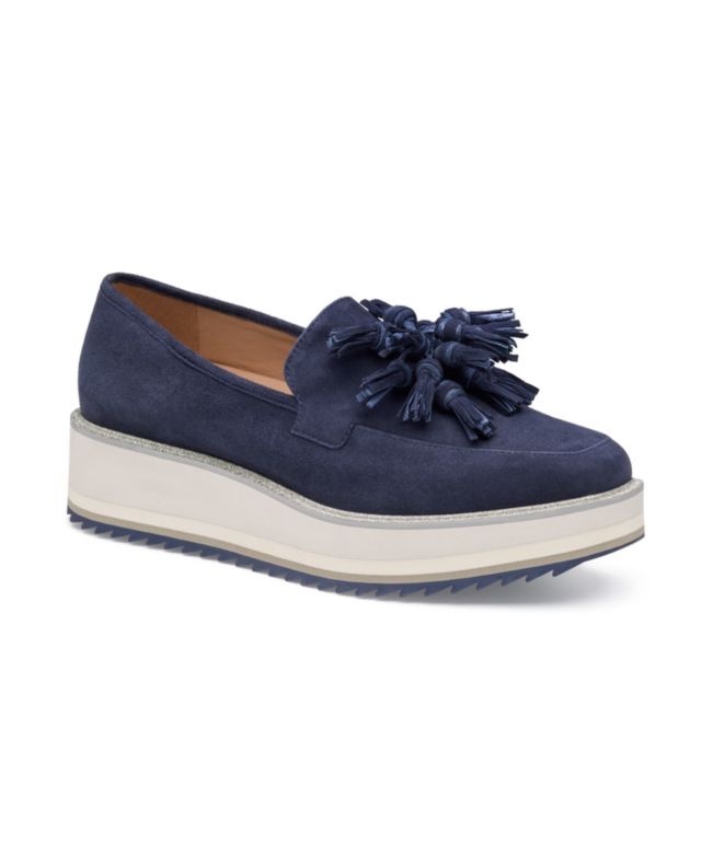 Navy Kid Suede