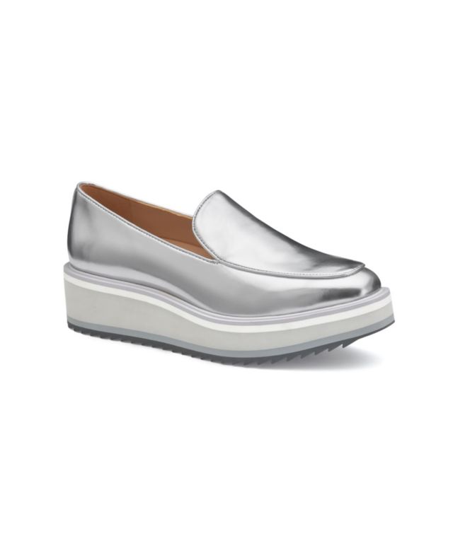 Silver Italian Metallic Sheepskin