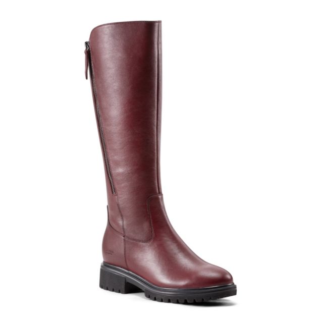 Dark Red Leather