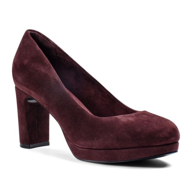 Burgundy Suede