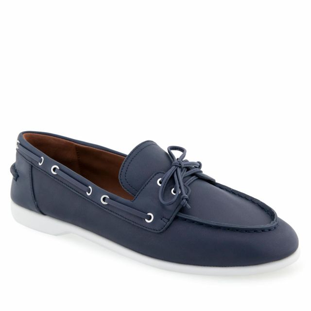Navy Leather