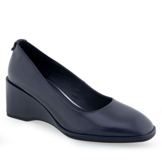 Navy Leather
