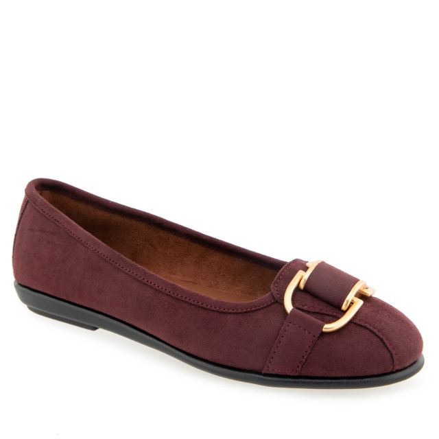 Fig Faux Suede