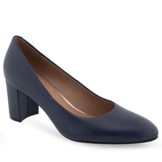 Navy Leather
