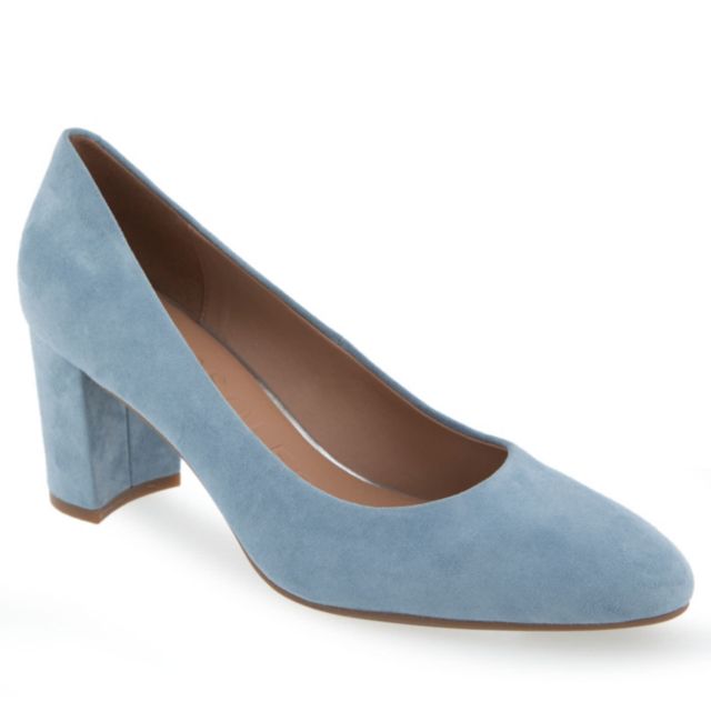 Dusty Blue Suede