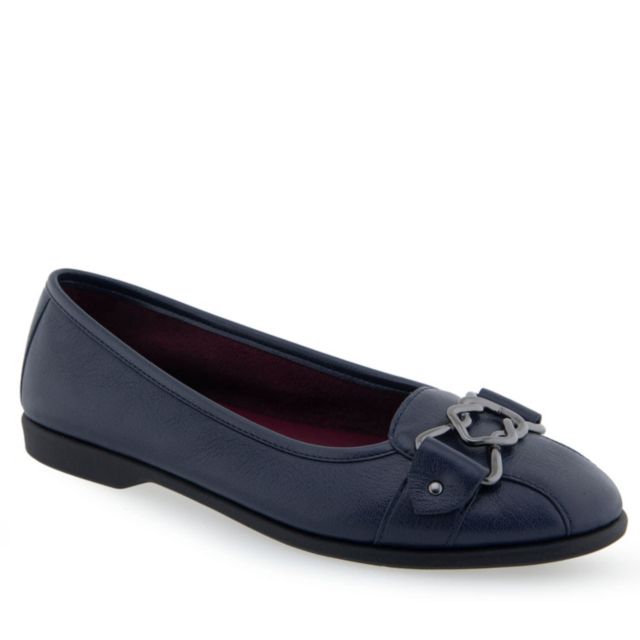 Navy Leather