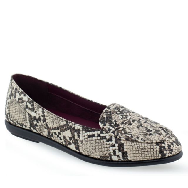 Natural Printed Snake Pu