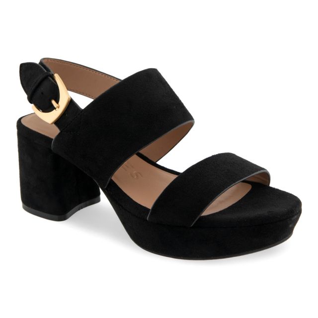 BLACK FAUX SUEDE
