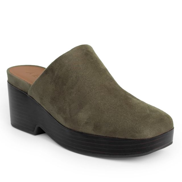 Dark Olive Faux Suede