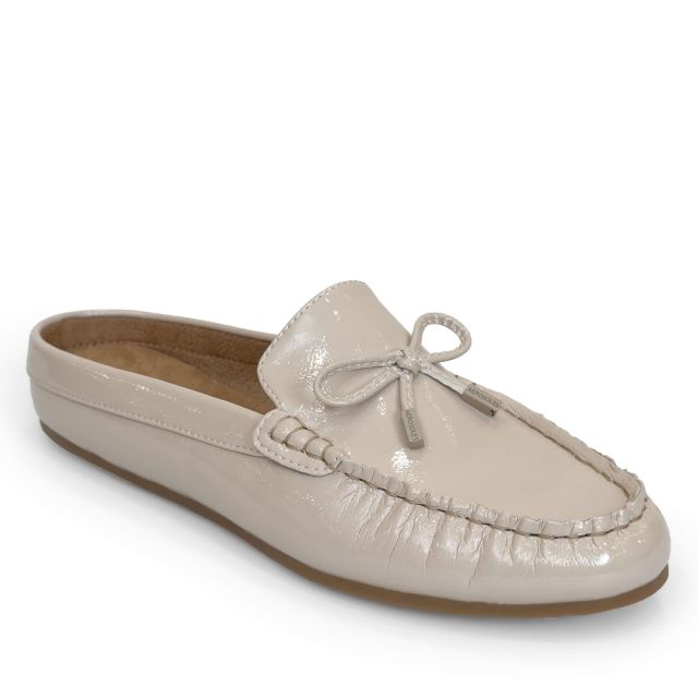 Stone Crinkle Patent Faux Leather