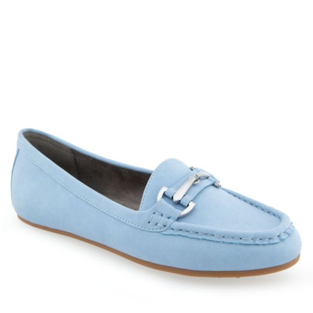 DUSTY BLUE FAUX NUBUCK