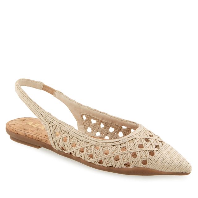 Natural Embroidered Raffia