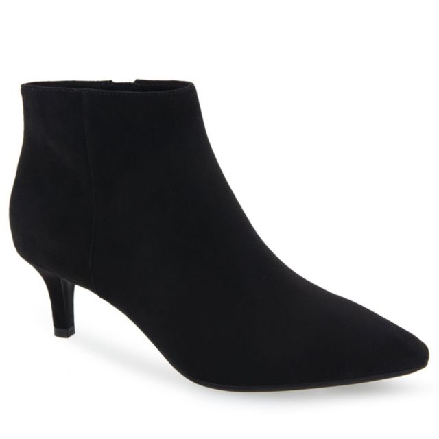 Black Faux Suede