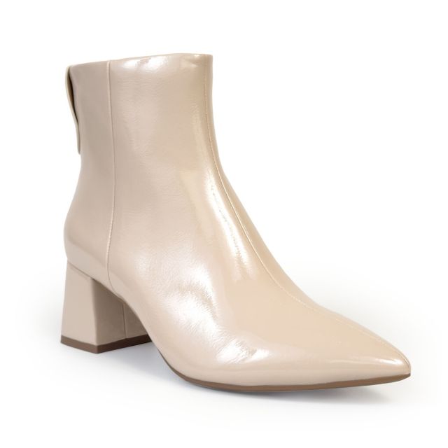 Stone Crinkle Patent Faux Leather