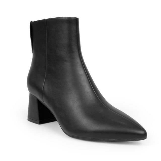 Black Faux Leather