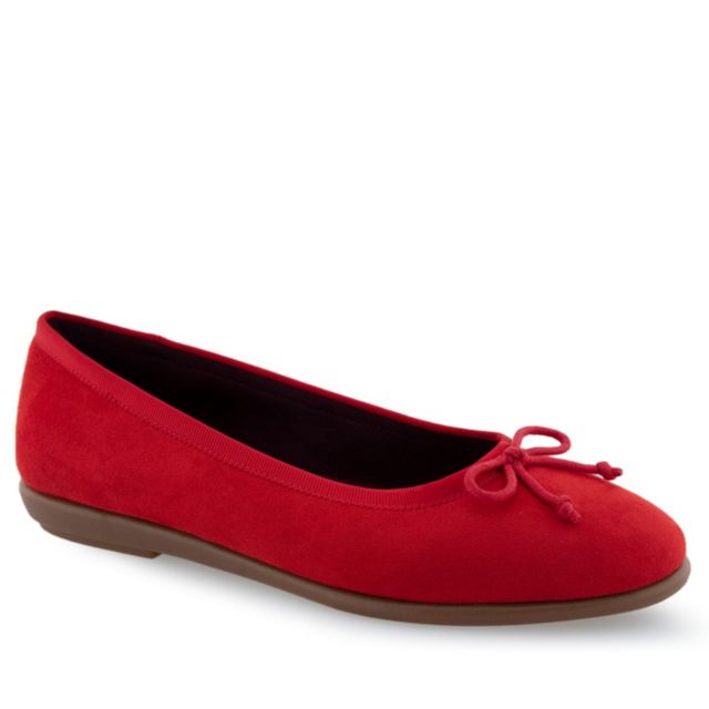 Racing Red Faux Suede