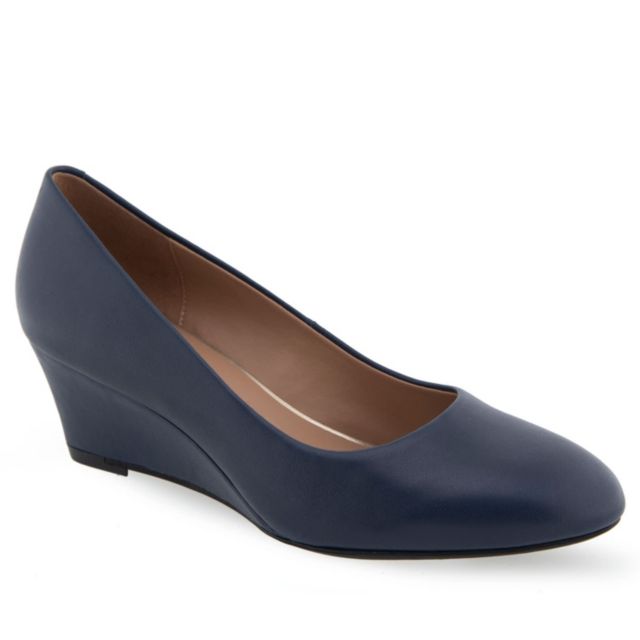Navy Leather