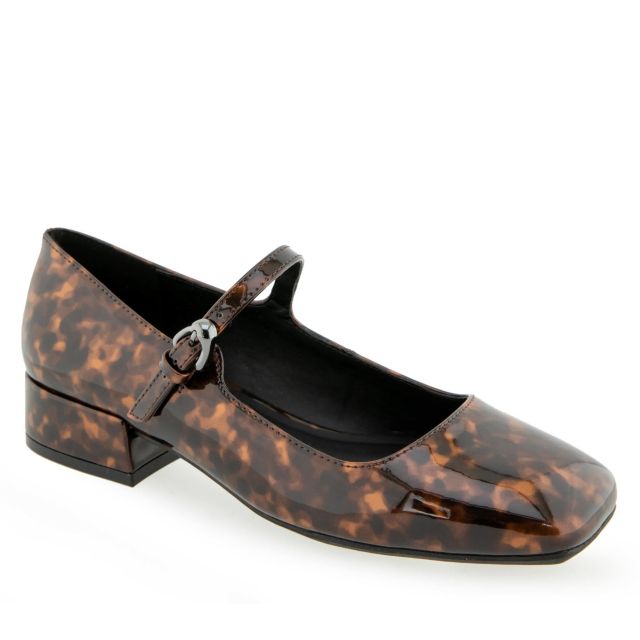 Java Tortoise Patent Faux Leather