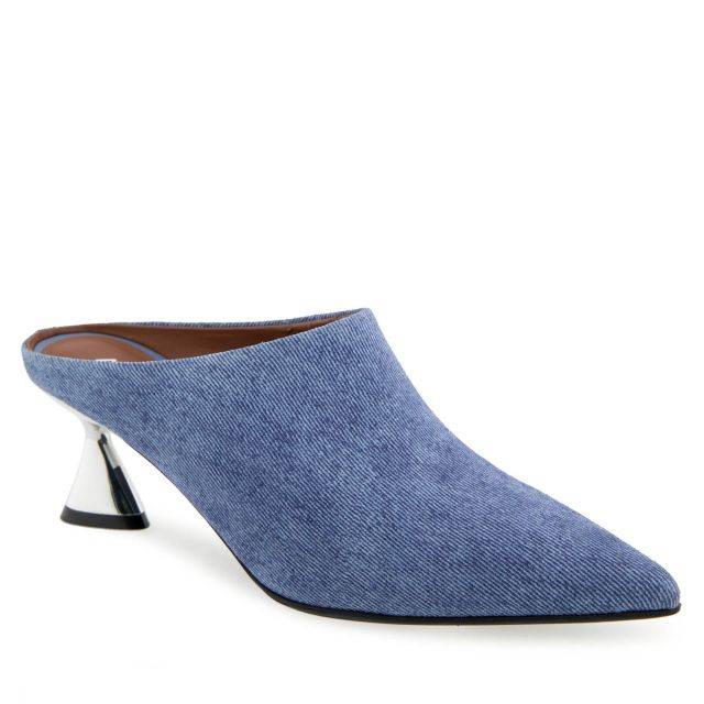 Blue Jean Denim Suede