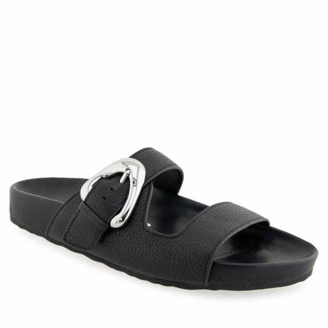 Black Pebbled Leather