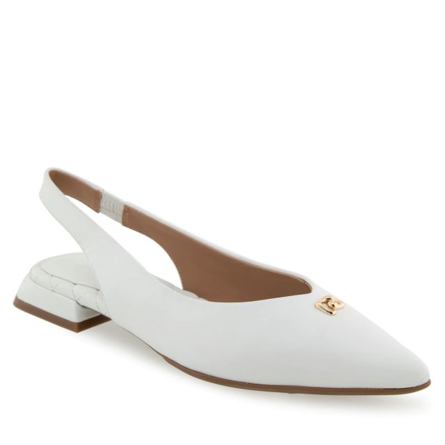 Bright White Leather