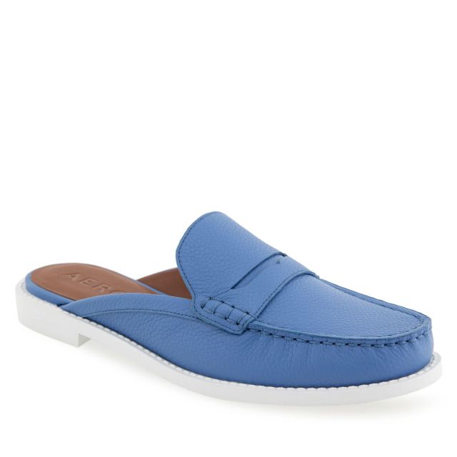 Blue Jean Pebbled Leather