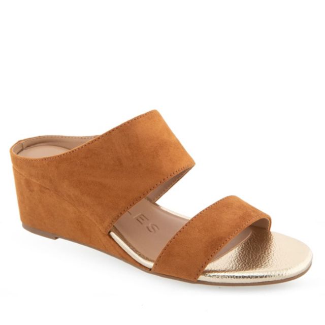 Tan Faux Suede
