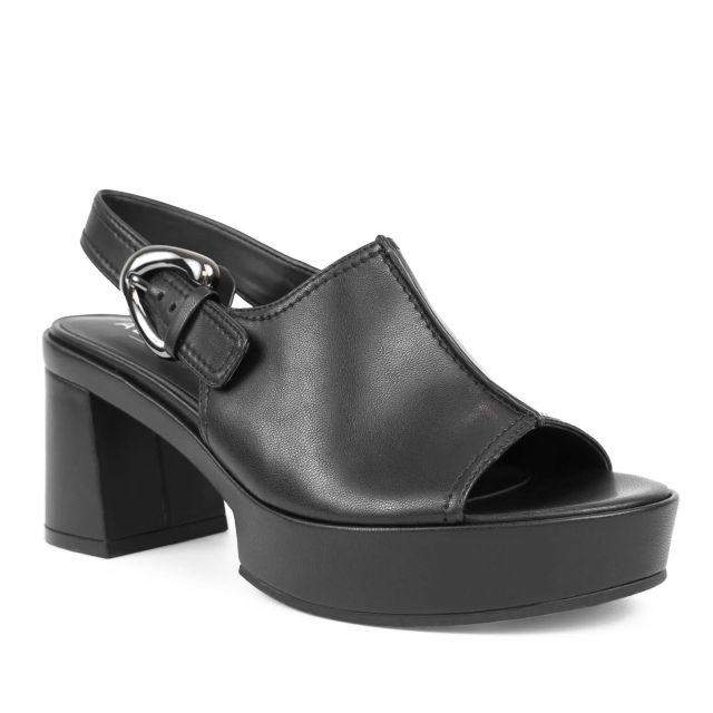 Black Stretch Nappa Faux Leather