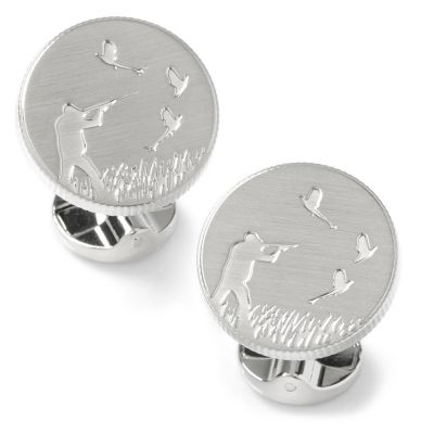 Hunter Silver Cufflinks