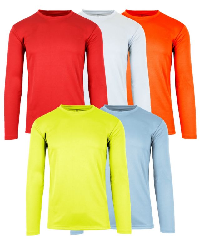 Red-White-Neon Orange-Neon Green-Light Blue