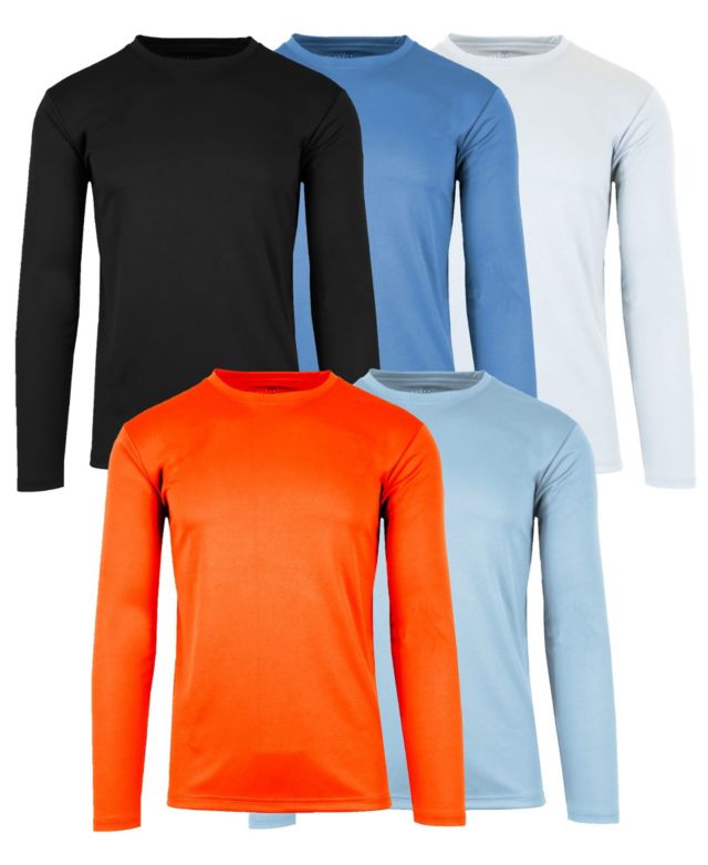 Black-Medium Blue-White-Neon Orange-Light Blue