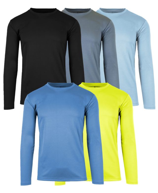 Black-Charcoal-Light Blue-Medium Blue-Neon Green