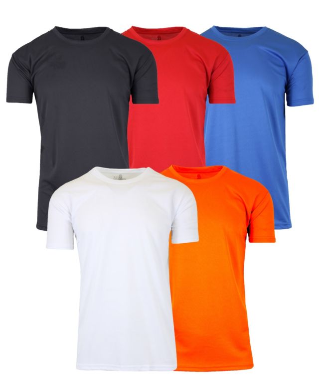 Black-Red-Medium Blue-White-Neon Orange