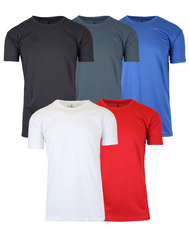 Black-Charcoal-Medium Blue-White-Red