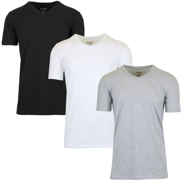 Black-White-Heather Grey